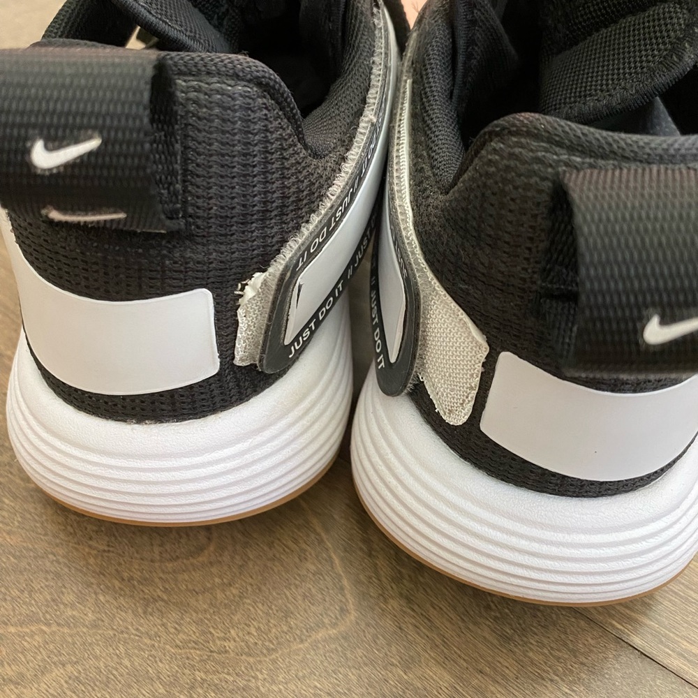 Nike React Hyperset Black White Volleyball Sneaker Sh… Gem